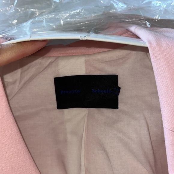 Proenza Schouler Pink Linen Blend Blazer - MSRP $2,000 - Picture 8 of 9
